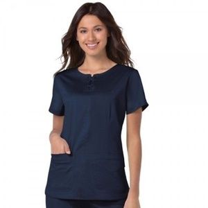 Koi Medical Uniform Scrub Top 356 NAVY XS